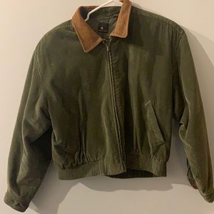 Women’s Green Corduroy Jacket